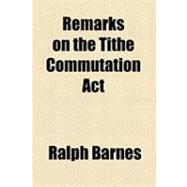 Remarks on the Tithe Commutation Act