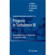 Progress in Turbulence III