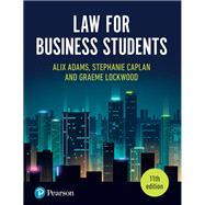 Law for Business Students, 11th Edition