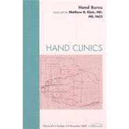Hand Burns: An Issue of Hand Clinics