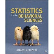 Statistics for the Behavioral Sciences,9781544302249