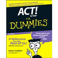 ACT! by Sage For Dummies,9780470192252