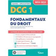 DCG 1 - Fondamentaux du droit : Manuel et Applications 2023-2024