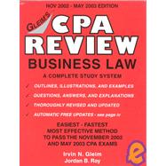 Cpa Review Business Law: Nov 2002-May 2003