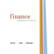 Finance : Applications and Theory