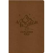 KJV Explorer Bible for Kids, Brown LeatherTouch Placing God’s Word in the Middle of God’s World
