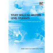 Study Skills for Masters Level Students