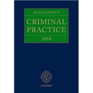 Blackstone's Criminal Practice 2018