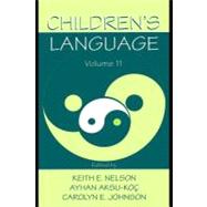 Children's Language: Volume 11: Interactional Contributions to Language Development