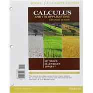 Calculus and Its Applications,  Expanded Version, Books a la Carte Edition