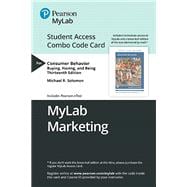MyLab Marketing with Pearson eText -- Combo Access Card -- for Consumer Behavior Buying, Having, Being