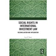 Social Rights in International Investment Law book cover, ISBN 9781041012269