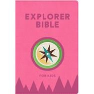 KJV Explorer Bible for Kids, Bubble Gum LeatherTouch Placing God’s Word in the Middle of God’s World