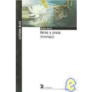 Verso y prosa / Verse and Prose: Antologia / Anthology book cover, ISBN 9788437622279