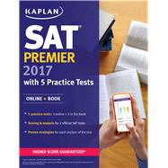 SAT Premier 2017 with 5 Practice Tests Online + Book