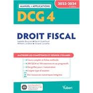 DCG 4 - Droit fiscal : Manuel et Applications 2023-2024