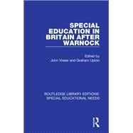 Special Education in Britain after Warnock book cover, ISBN 9781138592292