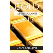 Gold Weekly Planner 2015-2016