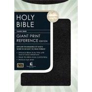 The Holy Bible: King James Version, Black, Giant Print, Personal Size, Leatherflex, Reference
