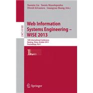 Web Information Systems Engineering -- WISE 2013