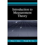 Introduction to Measurement Theory,9781577662303