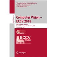 Computer Vision - Eccv 2018