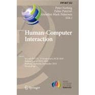 Human-Computer Interaction : Second IFIP TC 13 Symposium, HCIS 2010, Held as Part of WCC 2010, Brisbane, Australia, September 20-23, 2010, Proceedings