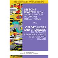 Lessons Learned from Diverse Efforts to Change Social Norms / Opportunities and Strategies to Promote Behavior Change in Behavioral Health