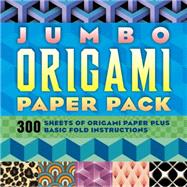 Jumbo Origami Paper Pack 300 Sheets of Origami Paper Plus Basic Fold Instructions
