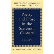 Poetry and Prose in the Sixteenth Century