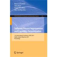 Software Process Improvement and Capability Determination: 11th International Conference, SPICE 2011, Dublin, Ireland, May 30 - June 1, 2011. Proceedings