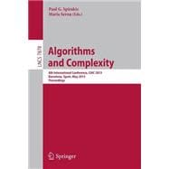 Algorithms and Complexity: 8th International Conference, Ciac 2013, Barcelona, Spain, May 22-24, 2013. Proceedings