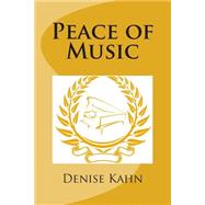 Peace of Music book cover, ISBN 9781492782322
