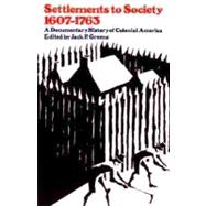 Settlements to Society