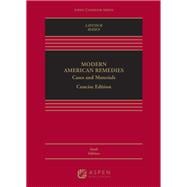 Modern American Remedies Cases and Materials, Concise Sixth Edition [Connected eBook] book cover, ISBN 9798886142327