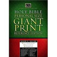 Holy Bible: King James Version, Black & Brown, Leathersoft, Personal Size Reference Giant Print