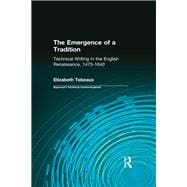 The Emergence of a Tradition,9780415442329