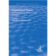 Perspectives on Welfare: Experience of Minority Ethnic Groups in Scotland