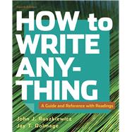 How to Write Anything with Readings A Guide and Reference