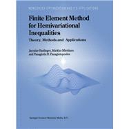 Finite Element Method for Hemivariational Inequalities