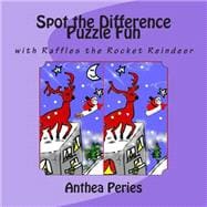 Spot the Difference Puzzle Fun: With Raffles the Rocket Reindeer
