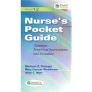 Nurse's Pocket Guide: Diagnoses, Prioritized Interventions, and Rationales,9780803622340