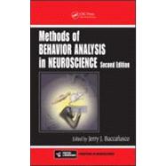 Methods of Behavior Analysis in Neuroscience, Second Edition