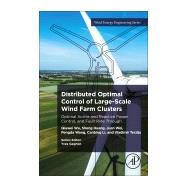 Distributed Optimal Control of Large-Scale Wind Farm Clusters