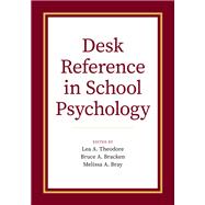 Desk Reference in School Psychology