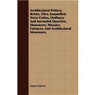 Architectural Pottery: Bricks, Tiles, Enamelled, Terra-cottas, Ordinary and Incrusted Quarries, Stoneware, Mosaics, Faiences, and Architectural Stoneware