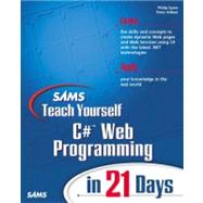 Sams Teach Yourself C# Web Programming in 21 Days