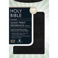 The Holy Bible: Black Bonded Leather, King James Version,Personal Size Giant Print, Reference Edition,