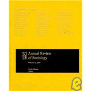Annual Review of Sociology 2009