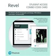 Revel for The Writer's World Paragraphs and Essays With Enhanced Reading Strategies -- Combo Access Card